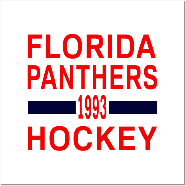 Florida Panthers Hockey Classic Wall Art by Medo Creations